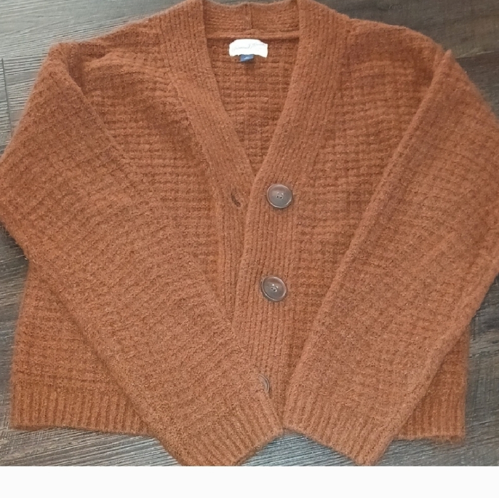 Universal Thread Rich Brown Knit Cardigan